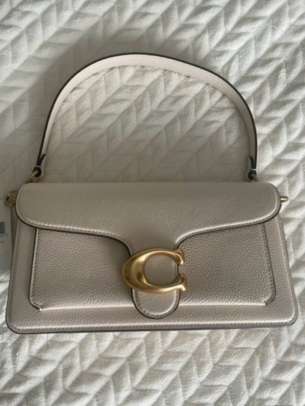 Coach Chalk Top-Handle Shoulder Bag with Gold 'C'